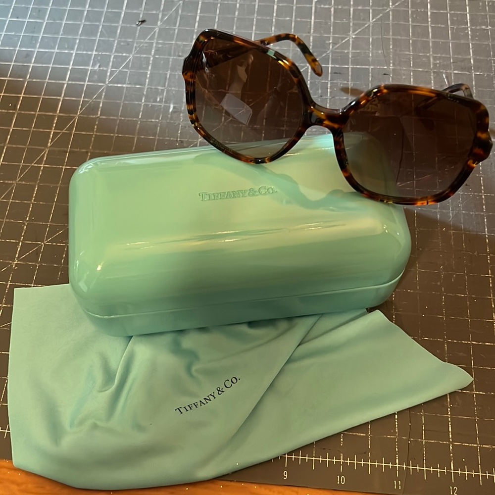 Tiffany & Co. Tortoise shell sunglasses